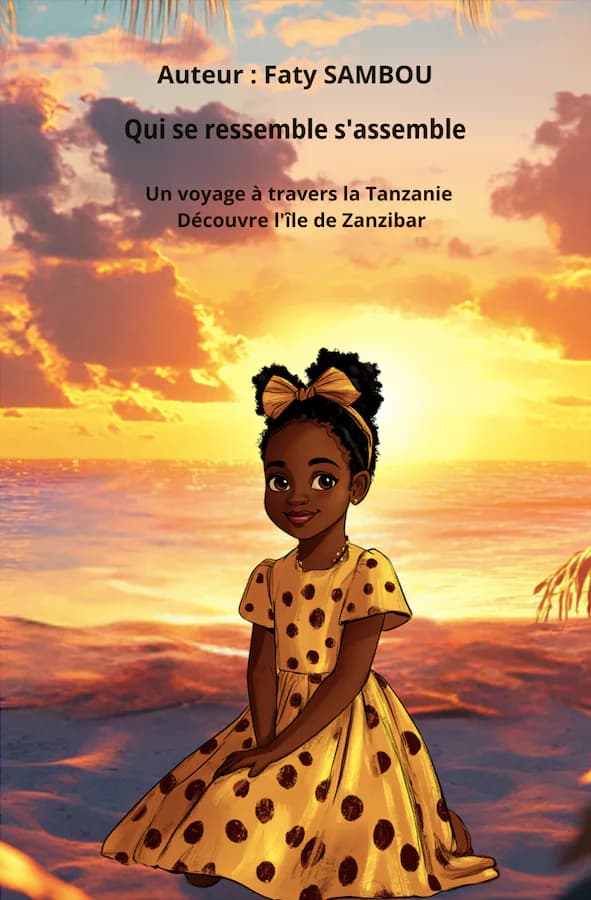 Couverture du livre jeunesse Qui se ressemble s'assemble, inspiré de Tanzanie