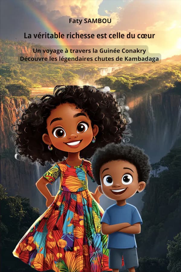 Cover of the children's book La véritable richesse est celle du cœur, inspired by Guinea