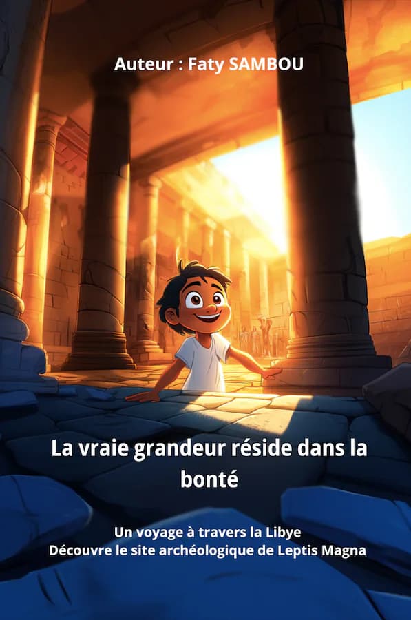 Cover of the children's book La vraie grandeur réside dans la bonté, inspired by Libya